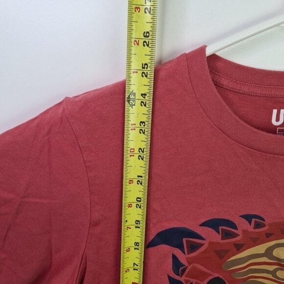 Uniqlo UT Monster Hunter Rathalos Anniversary Capcom T-Shirt Red Men’s Size S - Picture 7 of 8